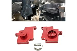 Canitu Aluminum Active Exhaust Simulator Kit Replacement for Dodge Charger Challenger 2015-2021 (Red)