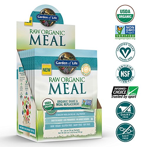 image for Garden of Life Meal Replacement - Organic Raw Plant Based Protein Powd