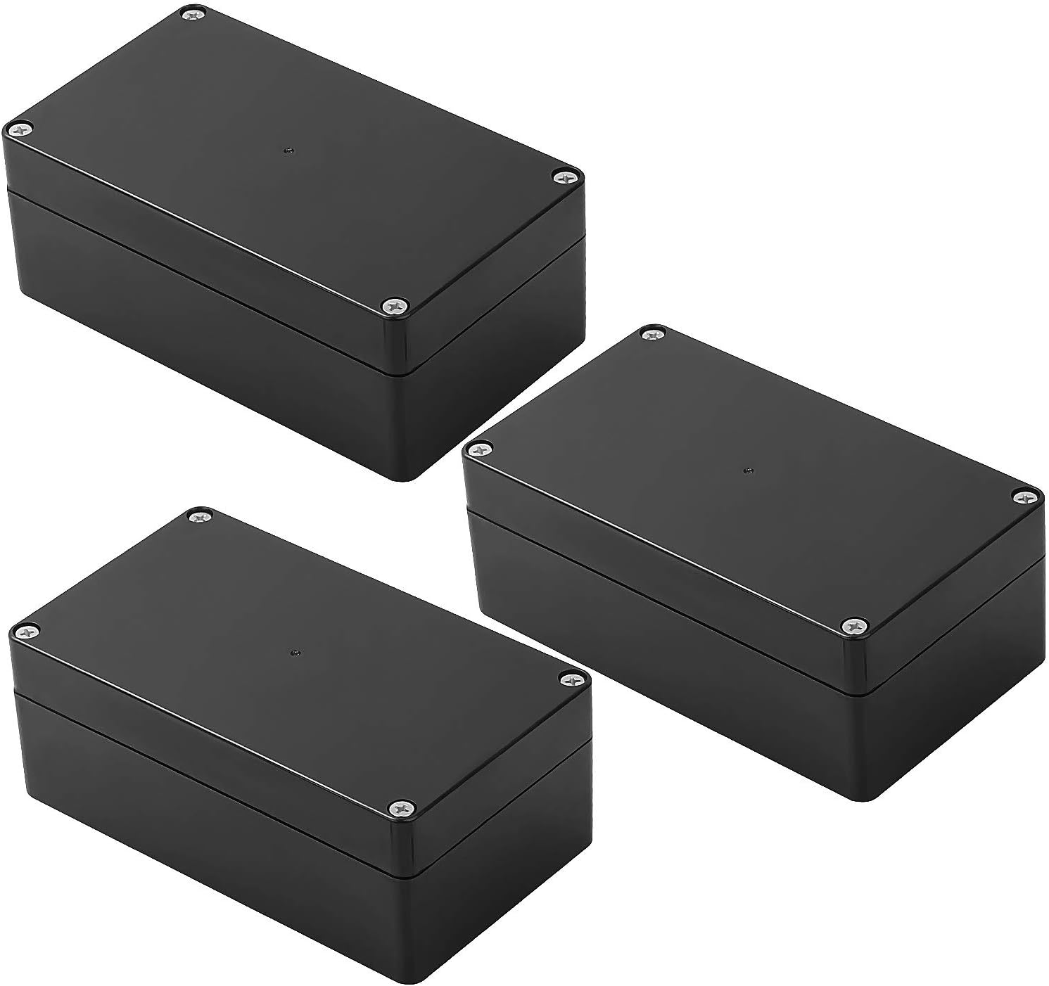 3 Pack Waterproof Plastic Project Box, HNBun ABS Material Electrical