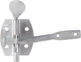 Merriway BH01806 Heavy Duty Steel Gravity Gate Latch Kit Galvanised view 2