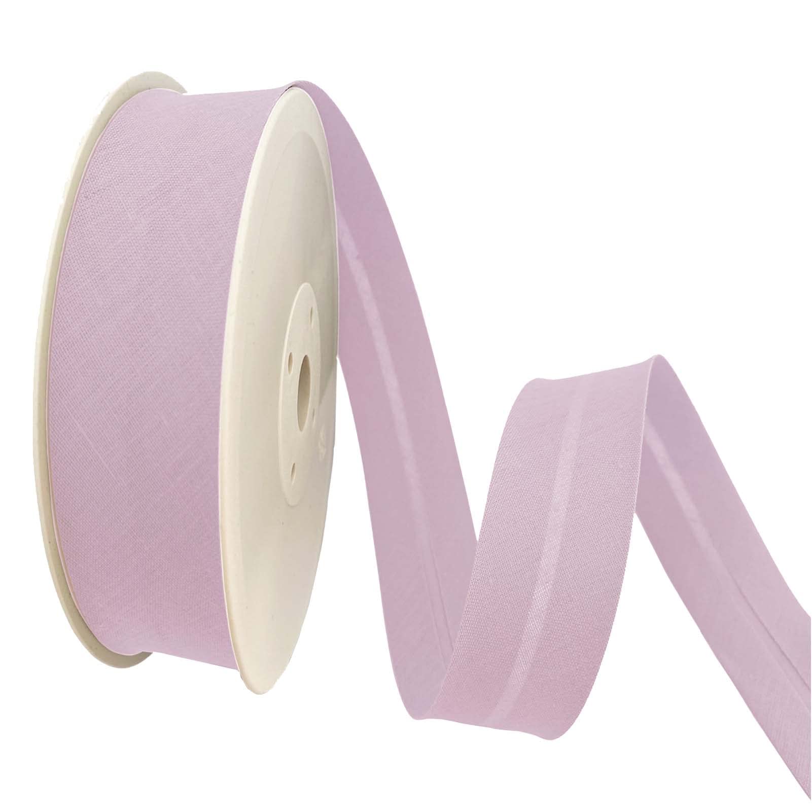 TEXTEX = 20mm Wide Bias Binding Tape. 50% Cotton and 50% Polyester. 10m Piece - (Lilac)