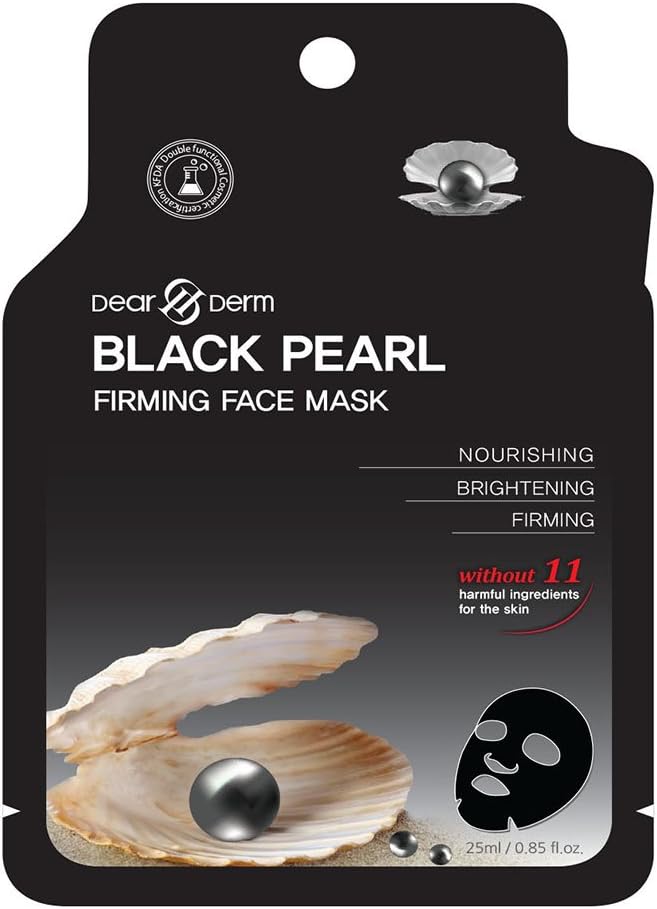 Dearderm BLACK PEARL FIRMING FACE MASK (1 pcs) 0.85fl.oz/25.1ml