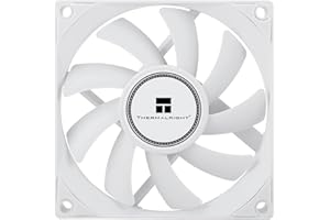 Thermalright TL-8015W CPU Fan Computer case Fan Quiet 4pin PWM PC Fan, 15mm Slimline Cooler Fan, 2200RPM Speed, 80mm CPU Cool