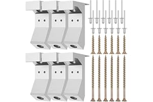 Gorilley 30Pcs Squeaky Floor Repair Kit, Alloy Floor Squeak Screws Kit Space Fixer Set for 5/8Inch and Thicker Floors