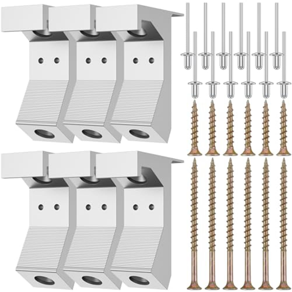 ROBMNE 30Pcs Squeaky Floor Repair Kit, Alloy Floor Squeak Screws Kit Space Fixer Set for 5/8Inch and Thicker Floors Easy Install Easy to Use