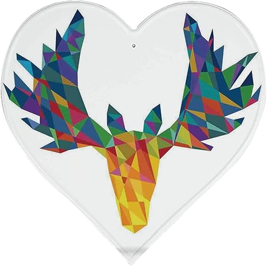 Amazon Com C Coaballa Antlers Decor Functional Tin Sign Deer Head