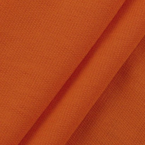 Han Shi Asymmetric Blouse, Elastic Scarf Collar Loose Hoodies Long Tunic Dress for Women (M, Orange)