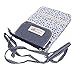 Damara Womens Lace Line Floweret Dotted Crossbody Phone Pouch,Blue