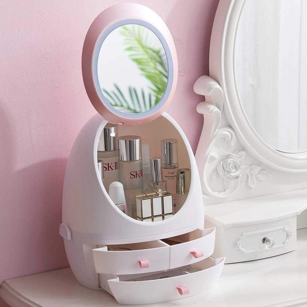Best Makeup With Mirror Organizer