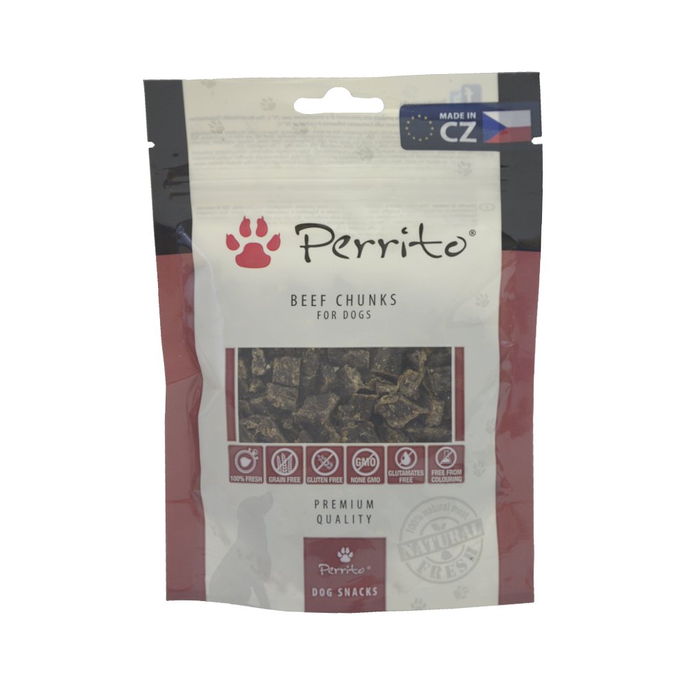 Perrito Hundelec Kerlies Beef Chunks (Pack of 10 x 100 g