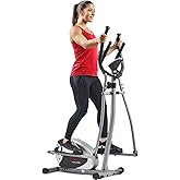 Sunny Health & Fitness 2-in-1 Upright Elliptical Full-Body Exerciser, Home Cross-Training Arm/Leg Cardio Workout Machine for 