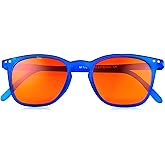 Prospek FLARE Sleep Glasses - 99.9% Orange Lens Maximum Blue Light Blocking - Wear 2 Hours Before Bed - Fall Asleep Faster Computer Gaming Eyewear - Night Shift Insomnia Relief Men Women