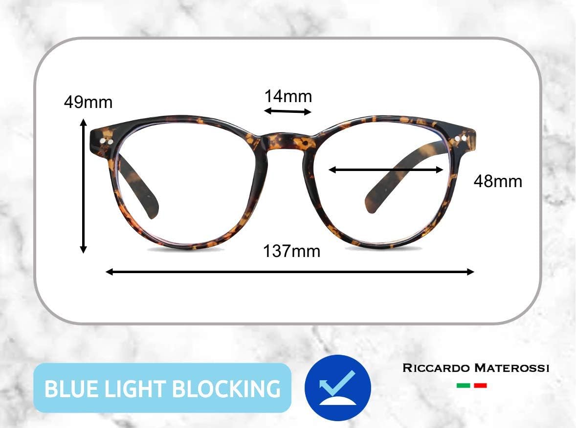 Riccardo Materossi®, Premium 99.9% Blue Light Blocking Glasses, Reduce Headaches and Improve Sleep - Image 5