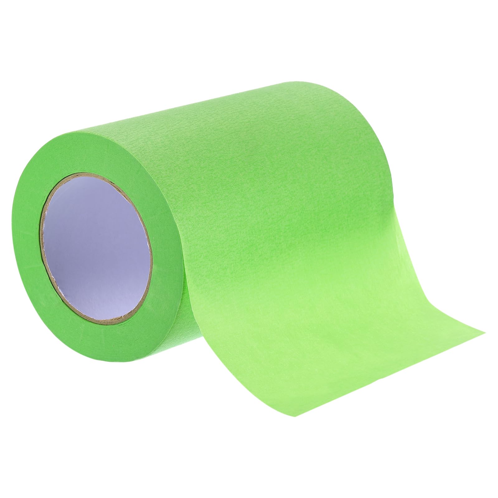 Rebower Masking Tape Green Painters Tape Paper Tape [for Crafts DIY Walls Painting Packing Automotive Home Decoration Teaching]- 7 Inch x 60 Yards/1 Roll