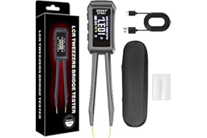 LCR Meter Zoyi MD1 Bridge SMD Test Clip with OLED Display, Auto Identification, 10mΩ-10MΩ Resistance, 1pF-20mF Capacitance, 1uH-60H Inductance, Lithium Battery Powered, Portable for Electronic Repairs