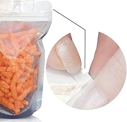 6" x 9" Stand Up Pouch Bags, 100 Pack – Clear