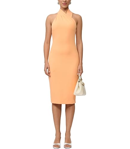 RACHEL Rachel Roy Womens Fran Matte Jersey Cut-Out Maxi Dress Orange M : Clothing, Shoes & Jewelry