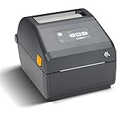 ZEBRA ZD421 Direct Thermal Desktop Printer - 203 dpi, 4" Print Width & 802.11ac Connectivity - Wireless Printer Compatible with Bluetooth, WiFi & USB-A/B - No Thermal Ribbon Required