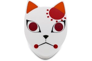 ABYSTYLE Demon Slayer Kimetsu No Yaiba Fox Mask LED Lamp Portable Anime Decor Light Room Office Home Decor Anime Manga Gift