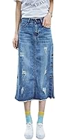 skirt pleated bcbgeneration line bl casual plus midi denim jean