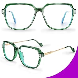 VISOONE Oversized Blue Light Blocking Glasses with