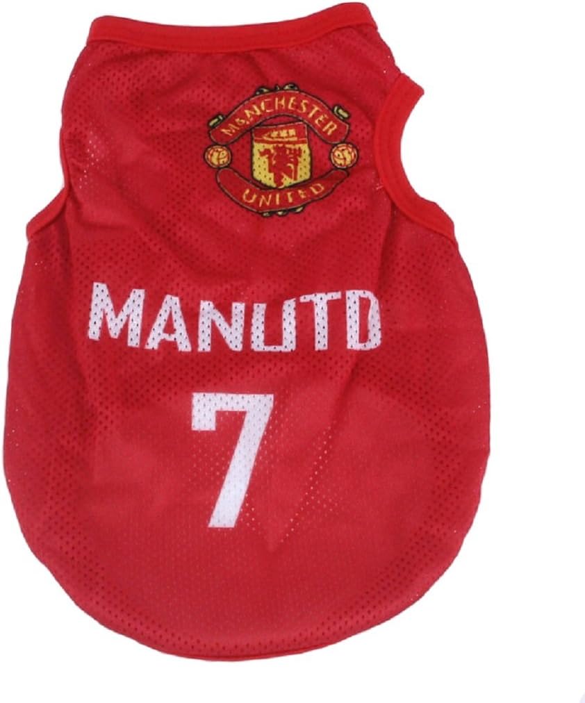 KayMayn Pet Jersey Football Licensed Dog Jersey, Comes in 3 Sizes,Dog Clothes Football T-shirt Dogs Costume National Soccer World Cup,Outdoor Sportswear Summer Breathable