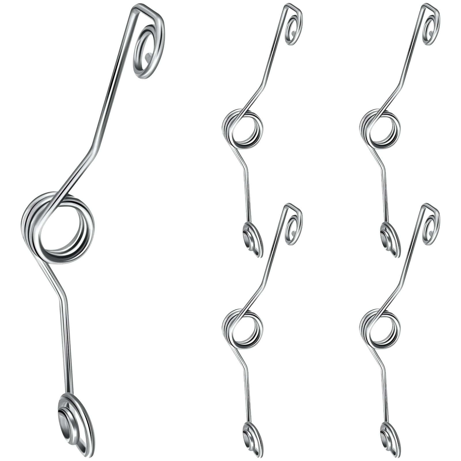 5 Pieces Hinge Pin Door Stop Butterfly Spring Door Stop to Keep Door Open for Residential, Door Wedges Fits on Most Door for Bedroom Interior Outdoor Props