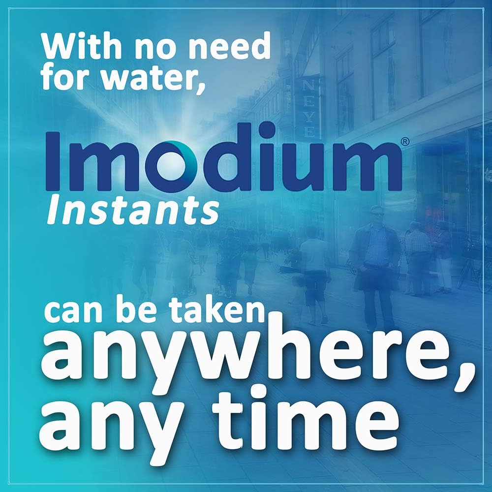 Imodium Instants - Fast Dissolving Tablets For On-The-Go Diarrhoea Relief In Under 1 Hour - Diarrhoea Relief Tablets - 6 Tablets - Image 5