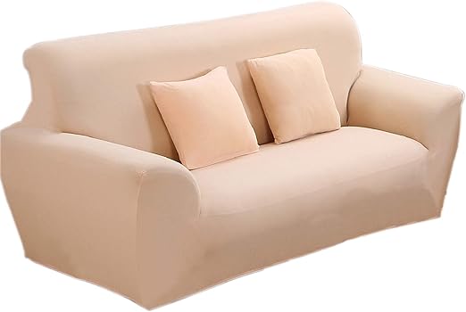 Amazon Com Argstar Love Seat Cover Stretch Light Peach Home Decor