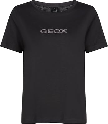 Women's W Logo T-Shirt, Black, M