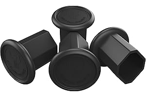 Great Call Athletics | 4 Pack Pro Lacrosse Butt End Caps Universal Fit All Shafts Mens Attack Defense Goalie Rubber Grip NFHS