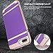 iPhone 7 Plus Case, LK [Moxie Series] Shock Absorption Hybrid Armor Defender Protective Case Cover for Apple iPhone 7 Plus (Purple)