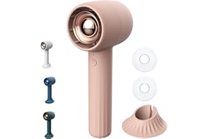 KENSUKA Handheld Fan with Aromatherapy HA1, Portable Hand Held Fan with 2000aMh USB Rechargeable Battery, 3 Speed Adjustable,