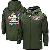 Oucouvip Custom Men's Jacket Outdoor Waterproof Raincoat Personalized Softshell Windbreaker Hiking Jacket Add Logo design