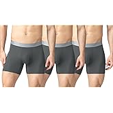 LAPASA Men's Boxer Briefs 3-Pack Cool MicroModal Stretch Underwear Trunks Comfort Soft Breathable M71