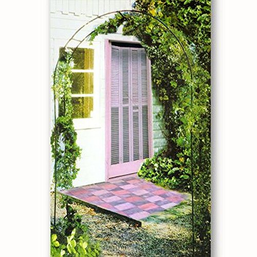Hi Gartenbogen für Kletterpflanzen und Rosen – 140 x 240 x 37 cm – Gartentor – Rosenbogen Metall – für EIN Märchenstück im Garten – Bild 5