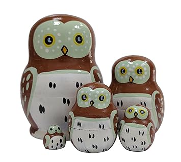 owl nesting dolls