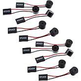 SynHHergyx 10 Pcs PC Motherboard Mini Speaker Computer Case Speakers Computer PC Internal Speaker Buzzer PC Internal Mini Plug Buzzer Computer Motherboard Buzzer Alarm