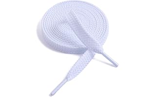 VSUDO Flat Double Layer Shoe Laces for Sneakers, Thick Flat Sneakers Shoelaces