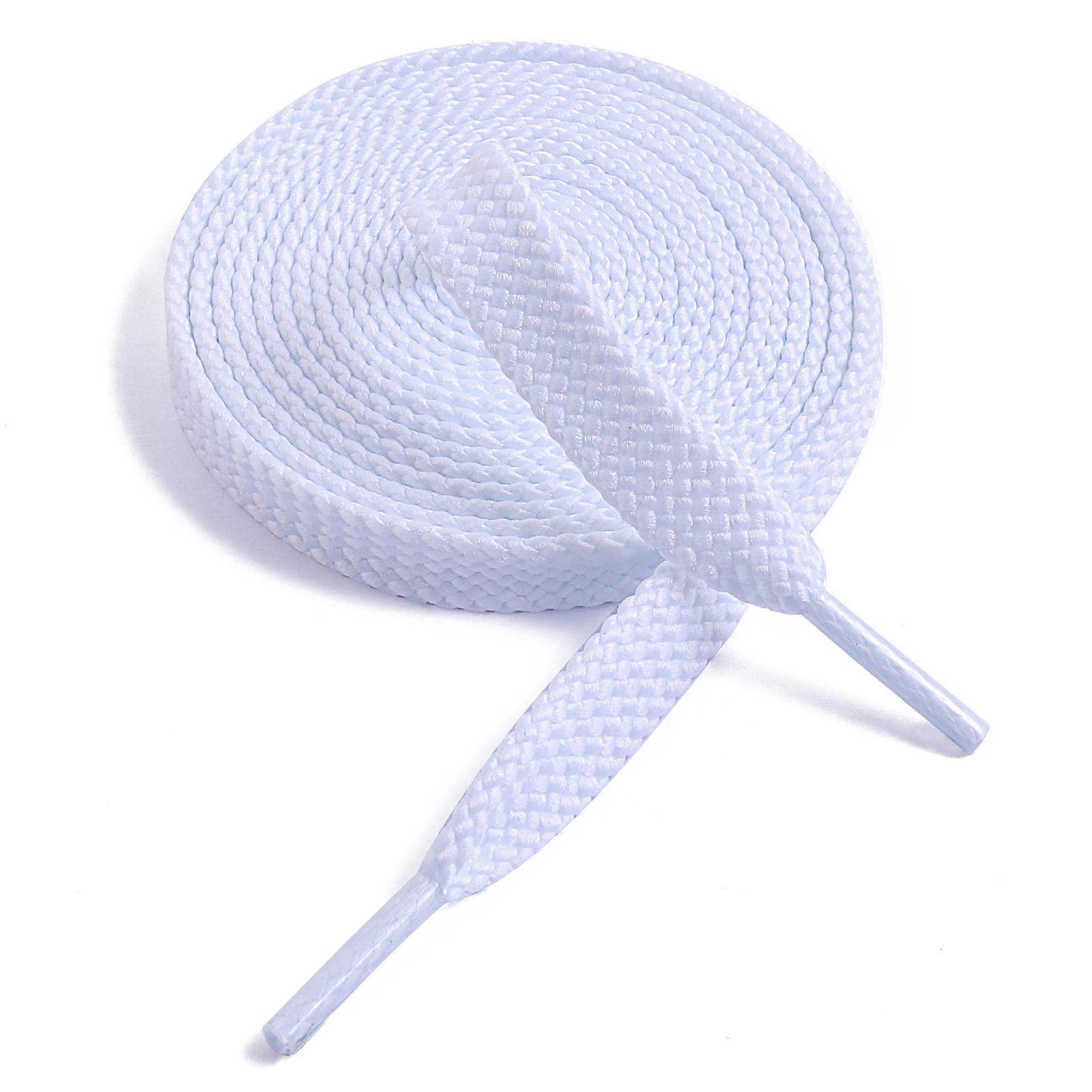 VSUDO Flat Double Layer Shoe Laces for Sneakers, Thick Flat Sneakers Shoelaces