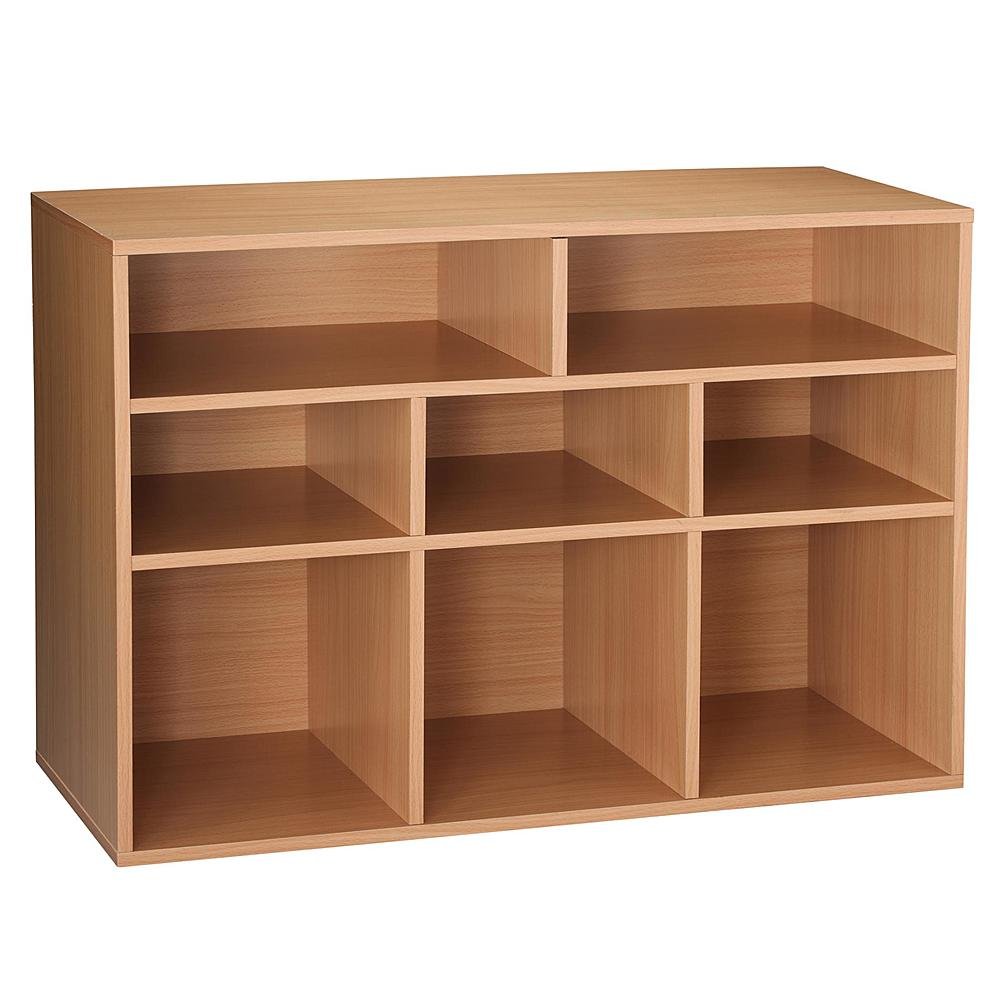 8 Cube Storage Unit Oak Finish Amazon.co.uk Kitchen & Home