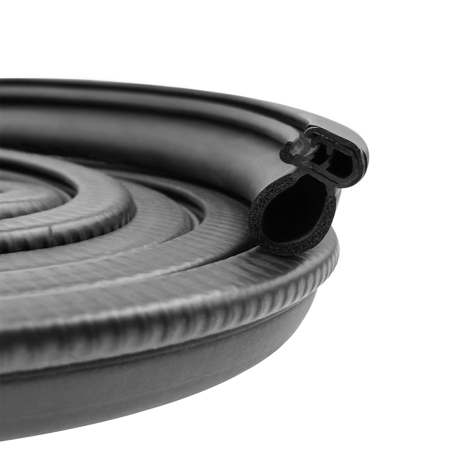 Photo 1 of *** DIRTY*** DGSL Car Weather Stripping, 20Ft Automotive Door Seal Strip with Side Bulb Rubber Seal for Cars, Boats, Trucks, RVs