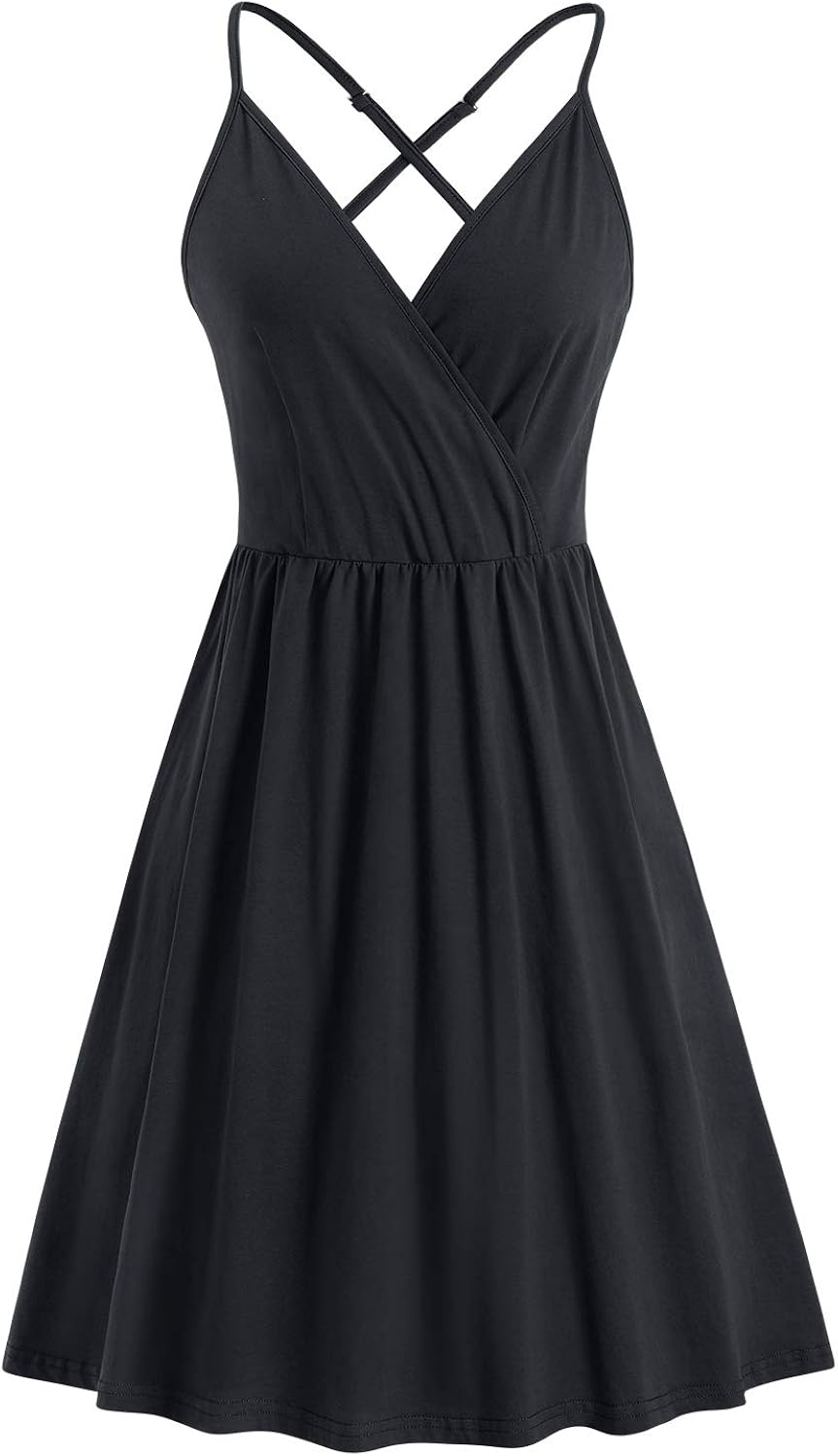 backless swing dress