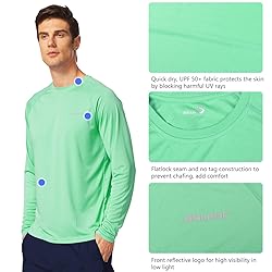 baleaf Men's Sun Protection Shirts UV SPF T-Shirts