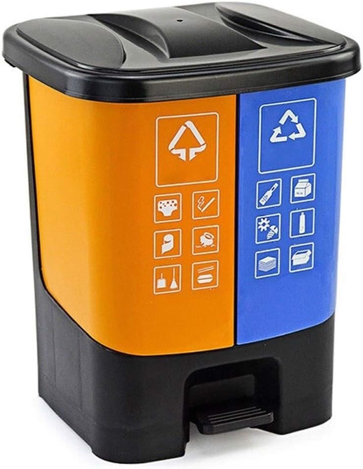 Dustbin 20L/30L Pedaltype Trash Can Home Kitchen Outdoor Office