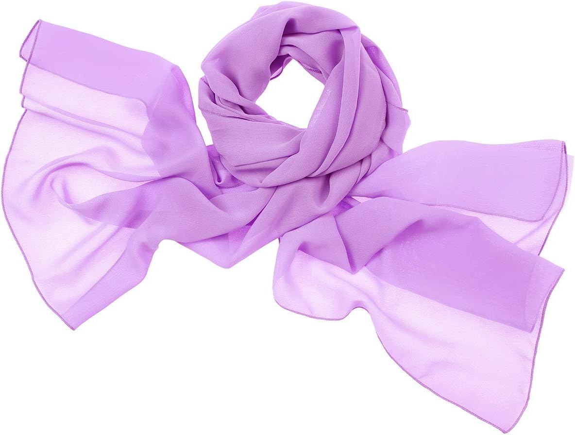 Bridesmay Chiffon Bridal Shawls Prom Wraps Evening Scarves