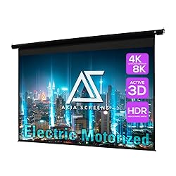 Akia Screens 104 inch Motorized Electric Remote