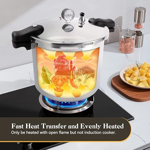 Amazon Pressure Cooker With Psi Gauge BreeRainz 23 Quart Pressure