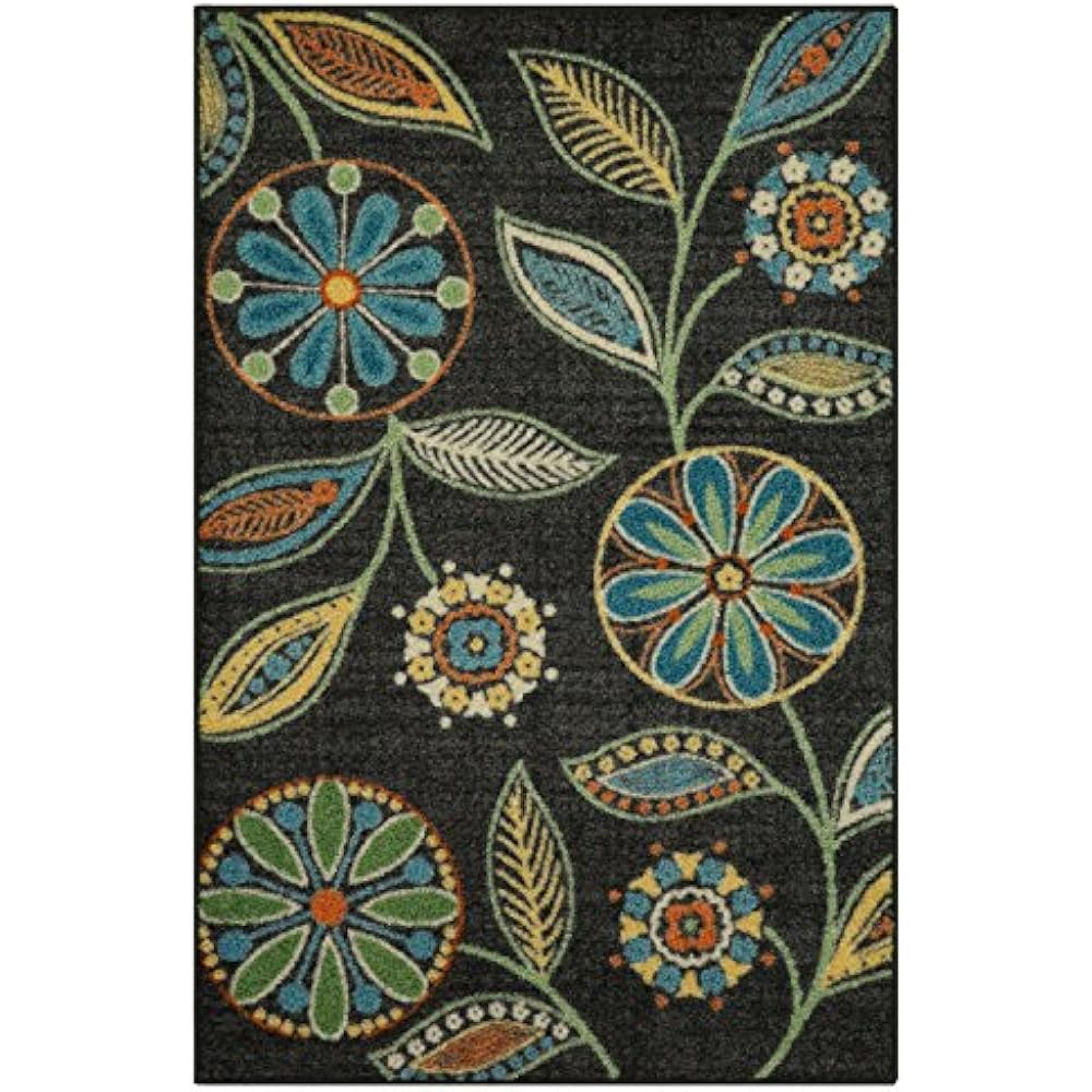 Kitchen Rug Reggie Artwork Collection 2.5 X 4 Non Skid Small Accent