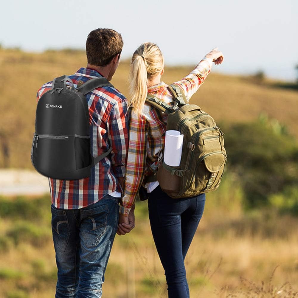 ZOMAKE Ultra Lightweight Packable Backpack Water Resistant Hiking Daypack, Small Backpack Handy Foldable Camping Outdoor Backpack Little Bag : Sports & Outdoors